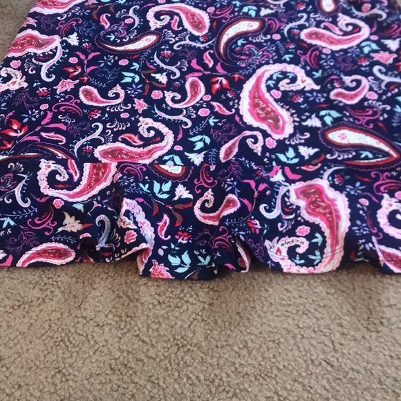 🌸NEW🌸 Talbots Petite Paisley Peplum Dress - Picture 7 of 16